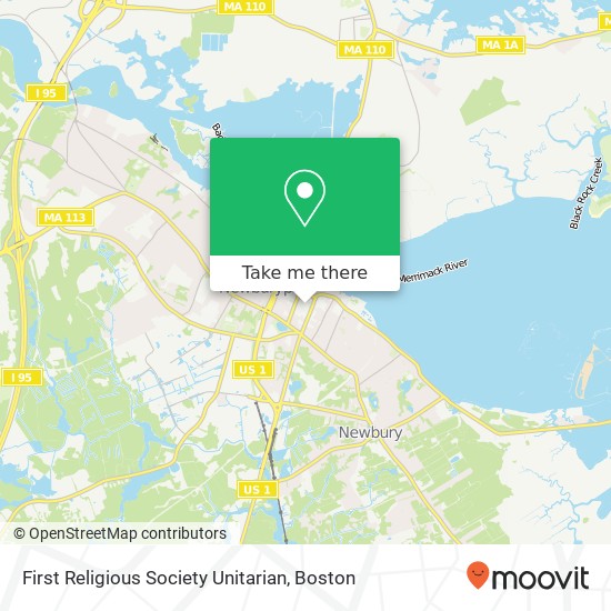 Mapa de First Religious Society Unitarian