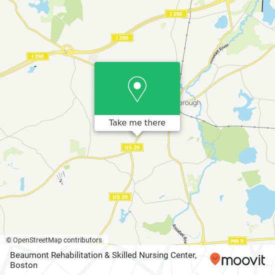 Mapa de Beaumont Rehabilitation & Skilled Nursing Center