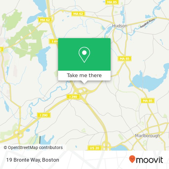 Mapa de 19 Bronte Way