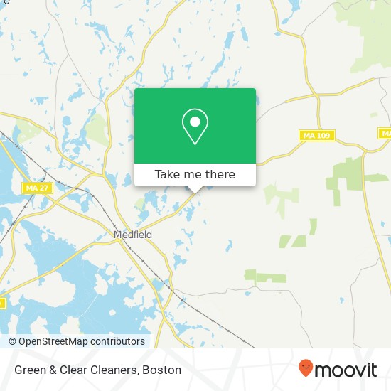 Green & Clear Cleaners map