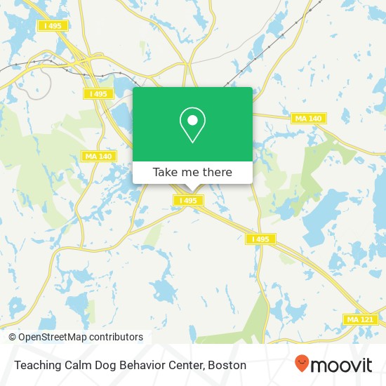 Teaching Calm Dog Behavior Center map