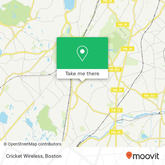 Cricket Wireless map