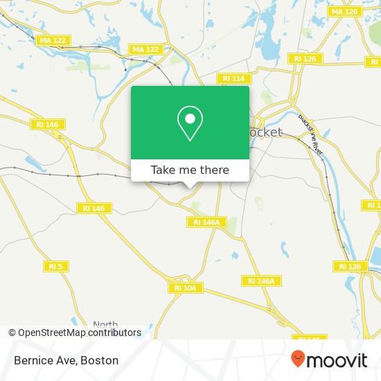 Mapa de Bernice Ave
