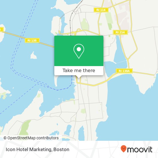 Icon Hotel Marketing map