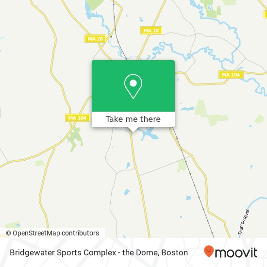 Bridgewater Sports Complex - the Dome map