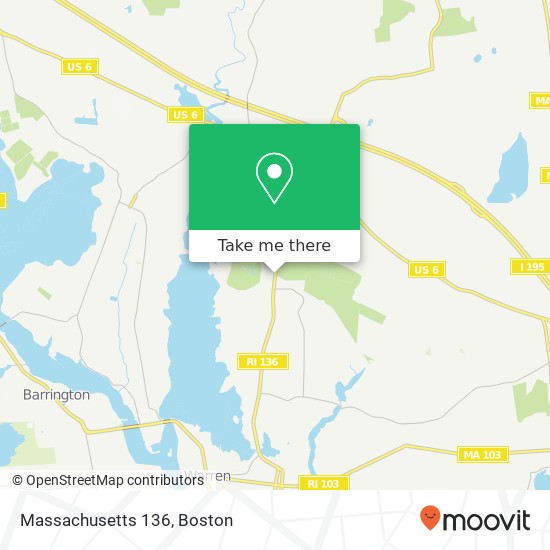 Massachusetts 136 map