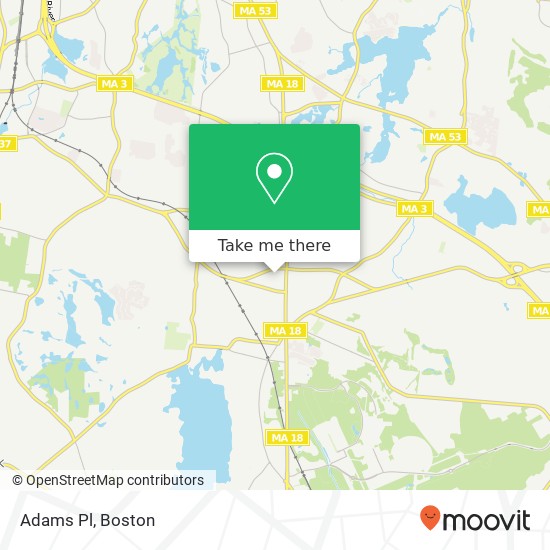 Adams Pl map