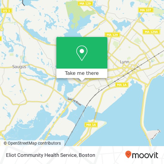 Eliot Community Health Service map