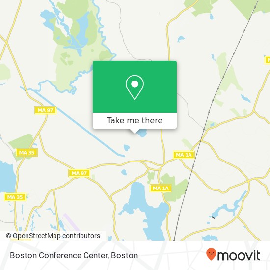 Mapa de Boston Conference Center
