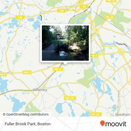 Fuller Brook Park map