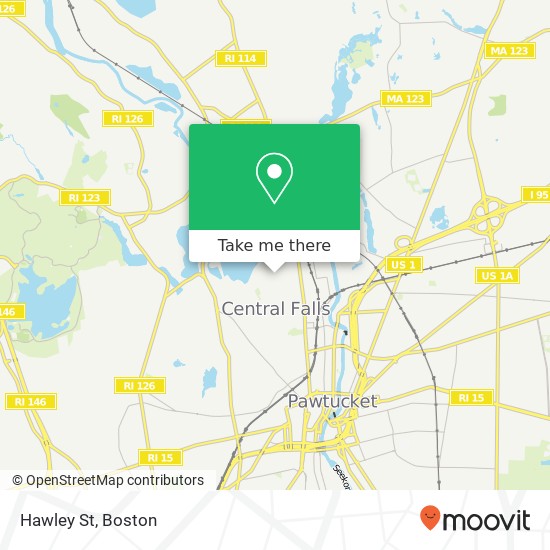 Hawley St map