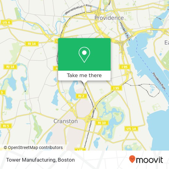 Tower Manufacturing map