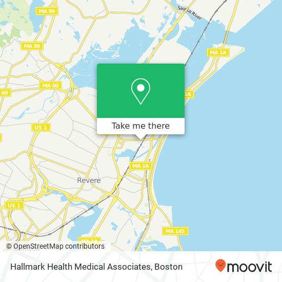 Mapa de Hallmark Health Medical Associates