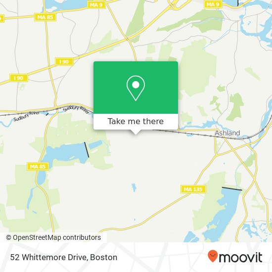 52 Whittemore Drive map