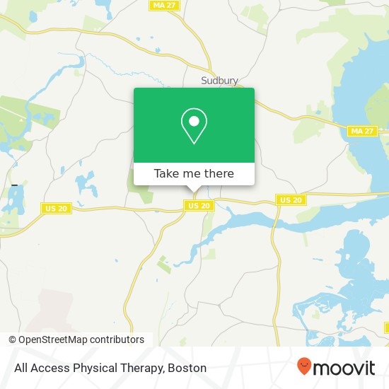 All Access Physical Therapy map