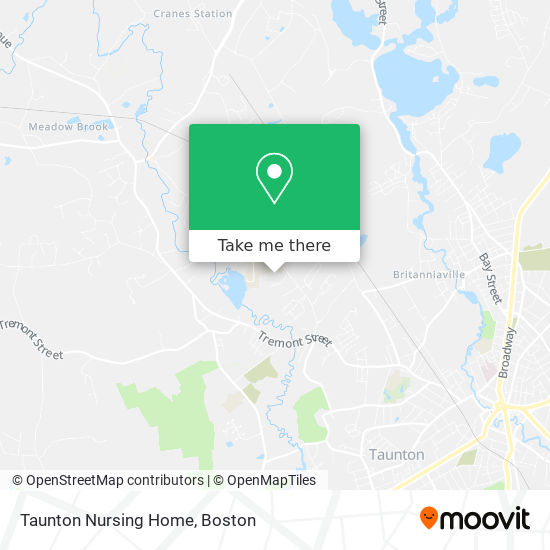 Taunton Nursing Home map