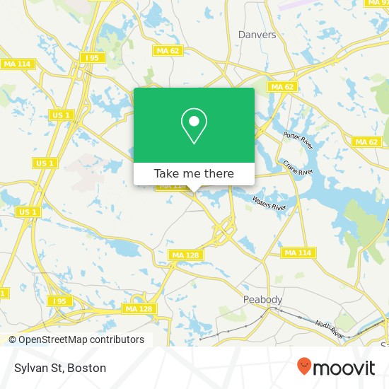 Sylvan St map