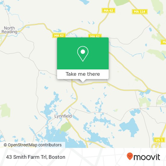 Mapa de 43 Smith Farm Trl