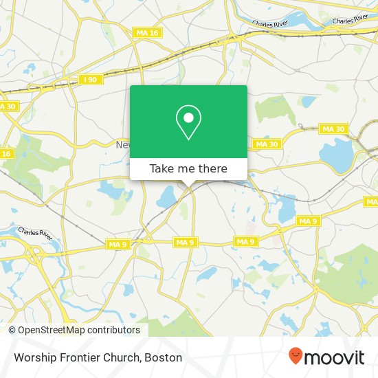 Mapa de Worship Frontier Church