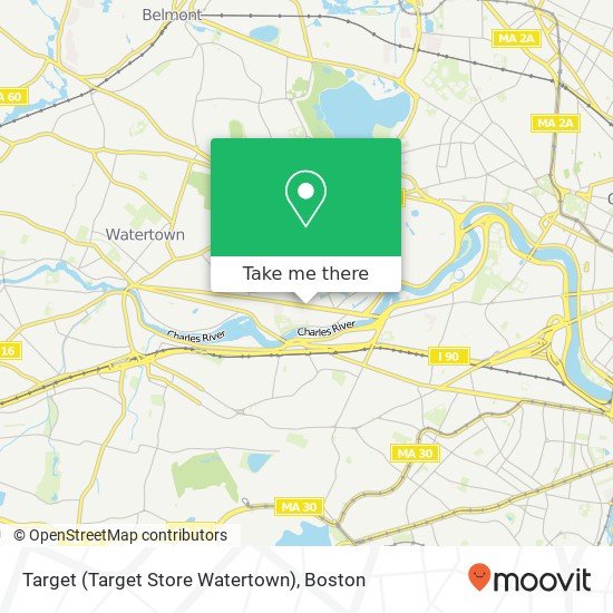 Target (Target Store Watertown) map