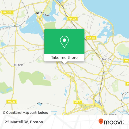 22 Martell Rd map