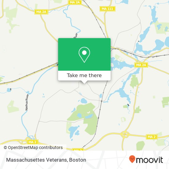 Massachusettes Veterans map