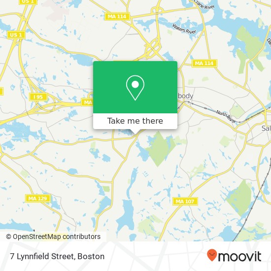 7 Lynnfield Street map