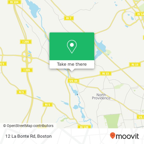 12 La Bonte Rd map