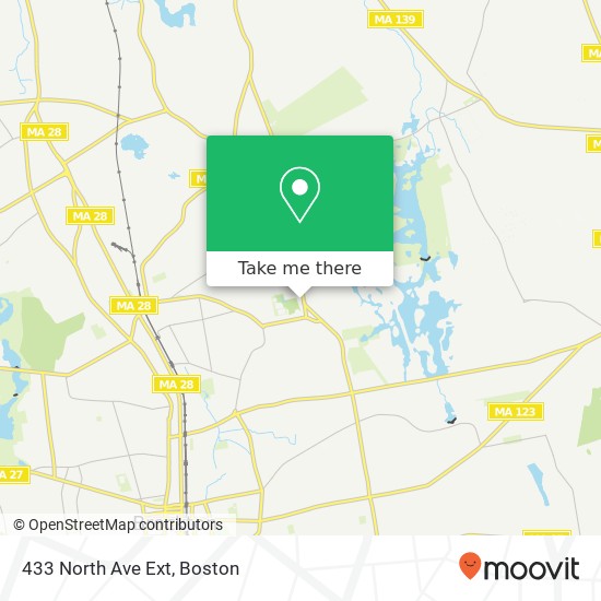 Mapa de 433 North Ave Ext