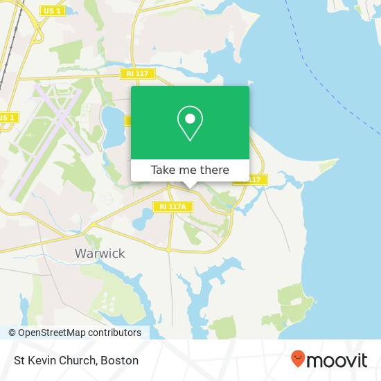 St Kevin Church map