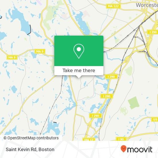 Saint Kevin Rd map