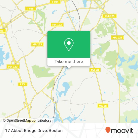 17 Abbot Bridge Drive map