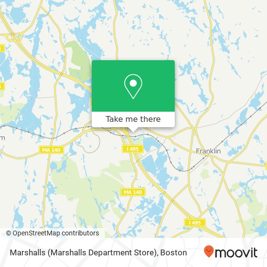 Marshalls (Marshalls Department Store) map