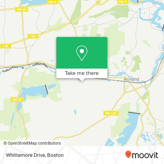 Mapa de Whittemore Drive