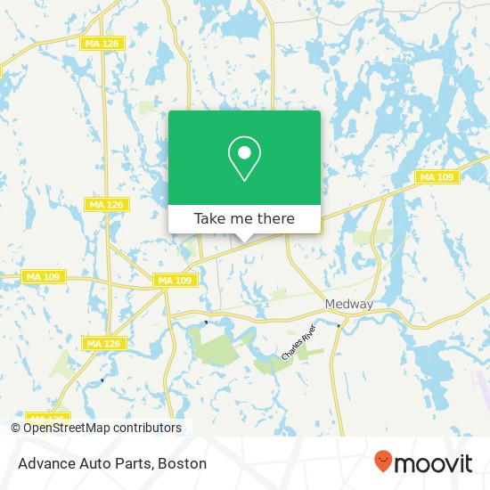 Advance Auto Parts map