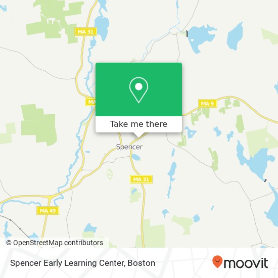 Spencer Early Learning Center map