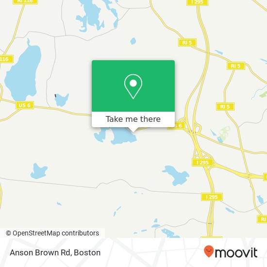 Anson Brown Rd map