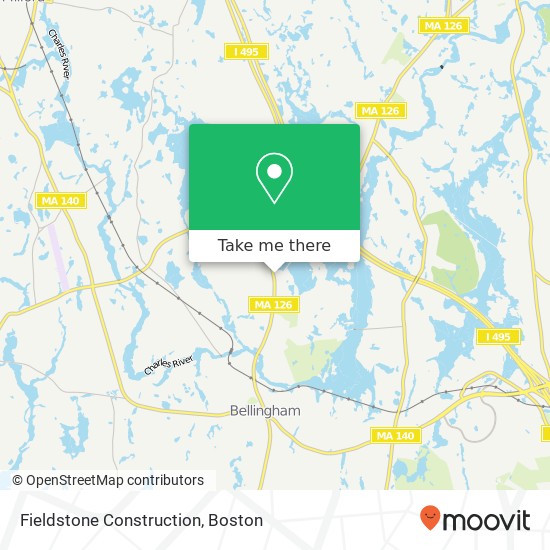 Fieldstone Construction map