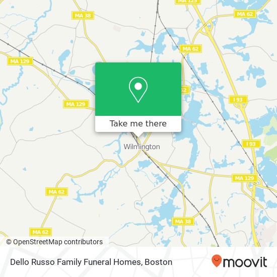 Mapa de Dello Russo Family Funeral Homes