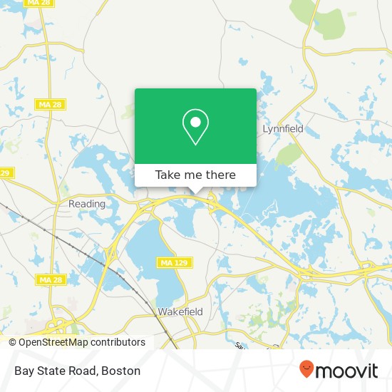 Bay State Road map
