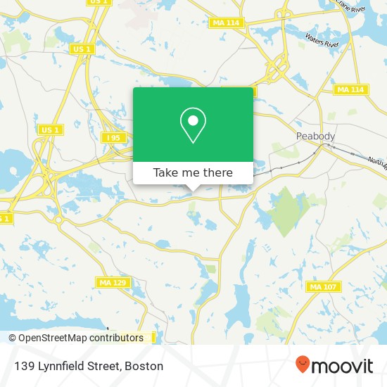 139 Lynnfield Street map