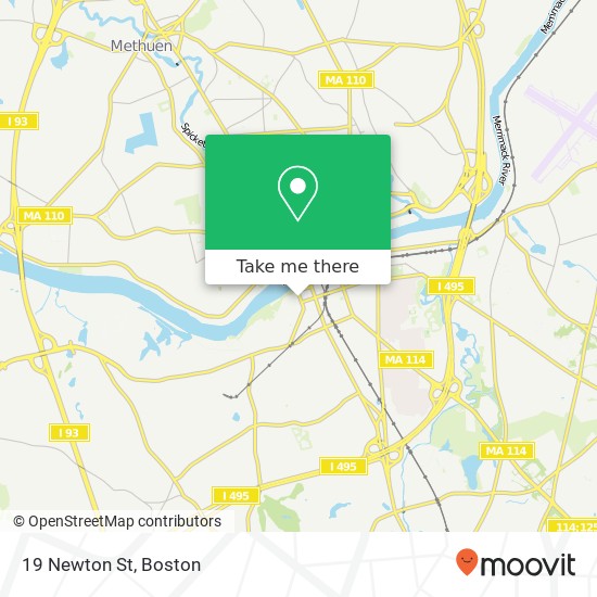 19 Newton St map