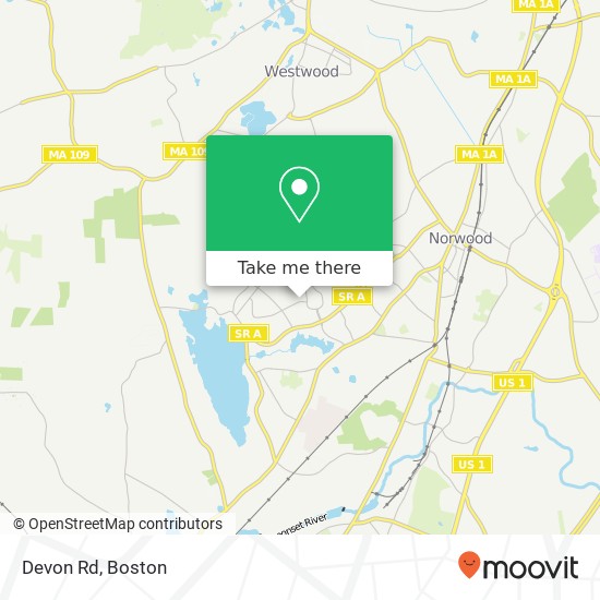 Devon Rd map