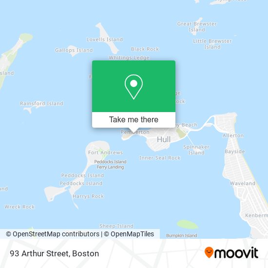 Mapa de 93 Arthur Street