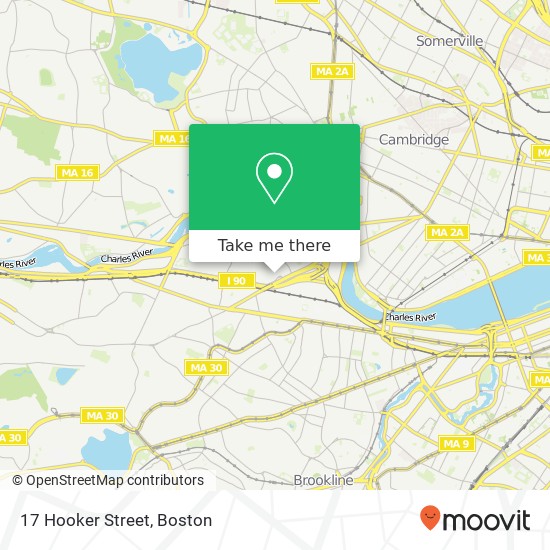 17 Hooker Street map