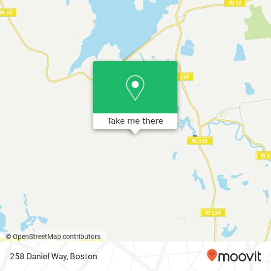 258 Daniel Way map