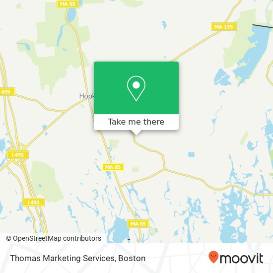 Thomas Marketing Services map