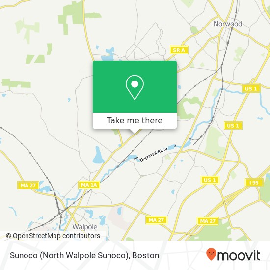 Mapa de Sunoco (North Walpole Sunoco)