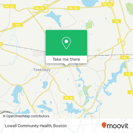 Lowell Community Health map