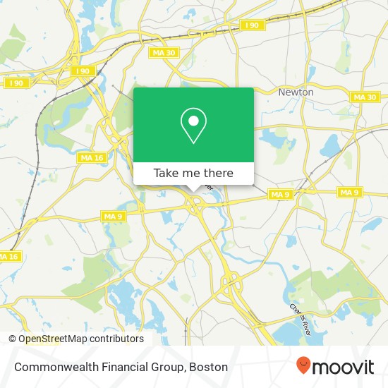 Commonwealth Financial Group map